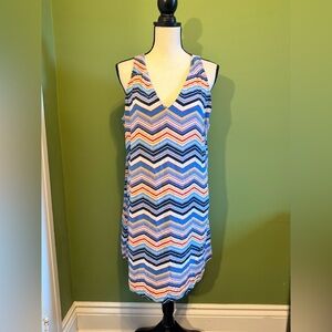 GAP Multicolor Zigzag shift Summer Dress